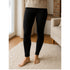 Thermo-Tights Damen | blickdichte gefütterte schwarze Thermo-Strumpfhose ohne Fuß